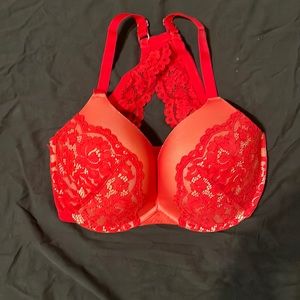 Red 36 F push up bra